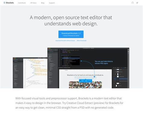 braxzets|A modern, open source code editor that understands web design